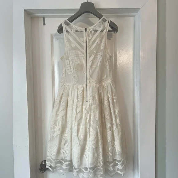 Anthropologie MAEVE Pineapple lace dress - Size 6 - Picture 7 of 10